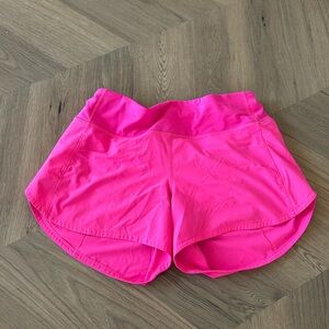 lululemon athletica Bright Pink Athletic Shorts